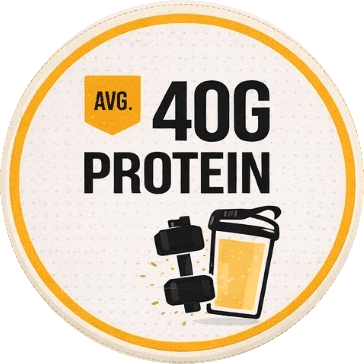 High protein meal prep in black bowl