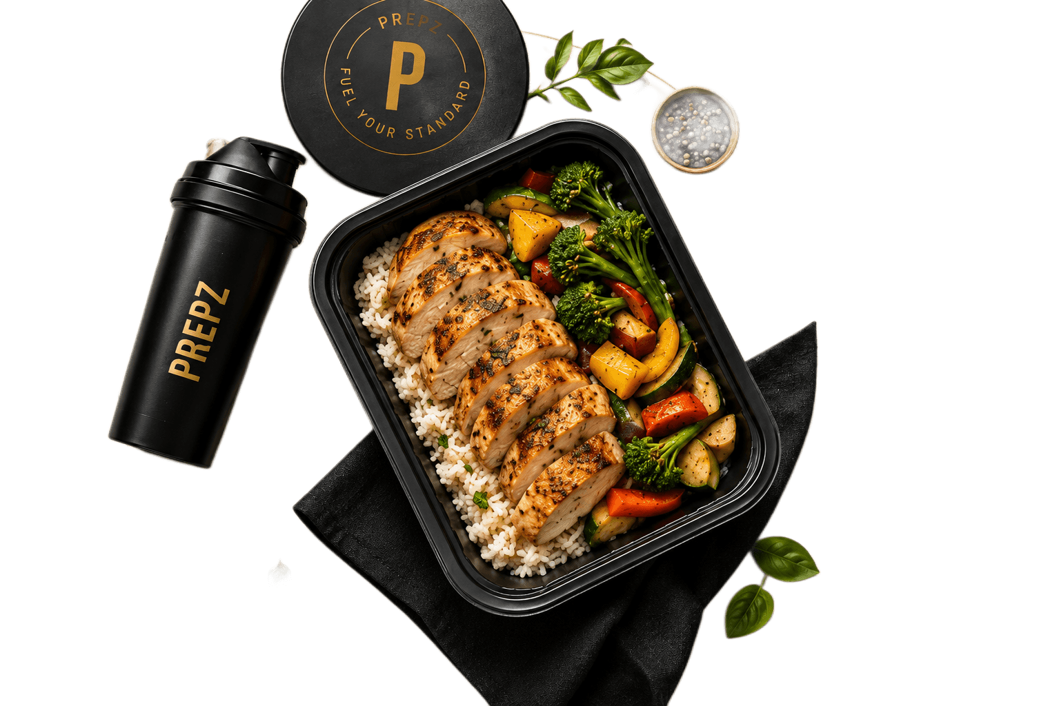 Fresh high protein meal prep